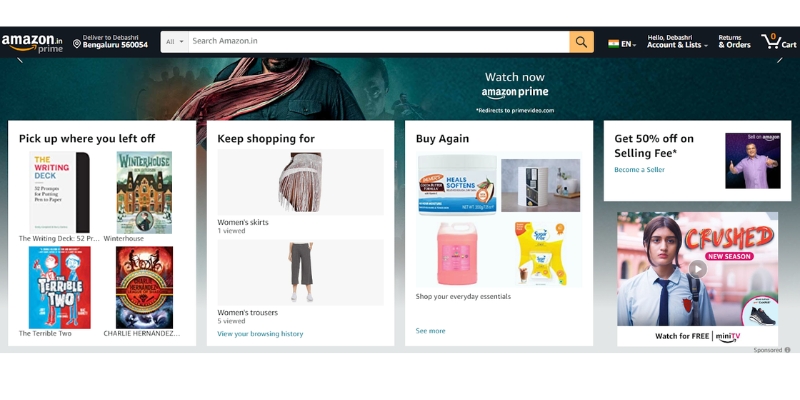 personalized product recommendations