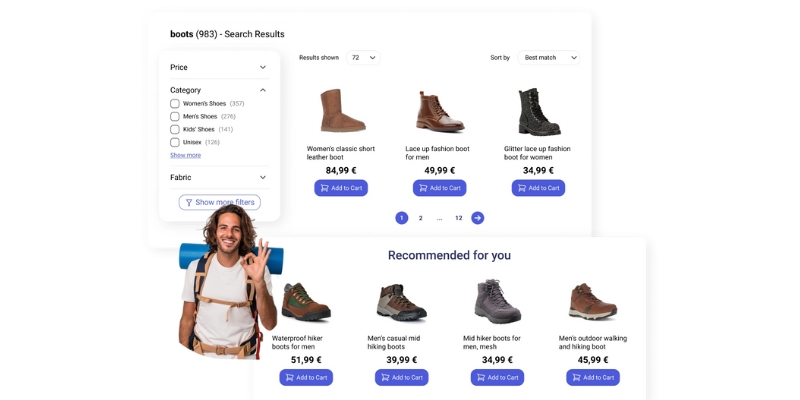 personalized product recommendations